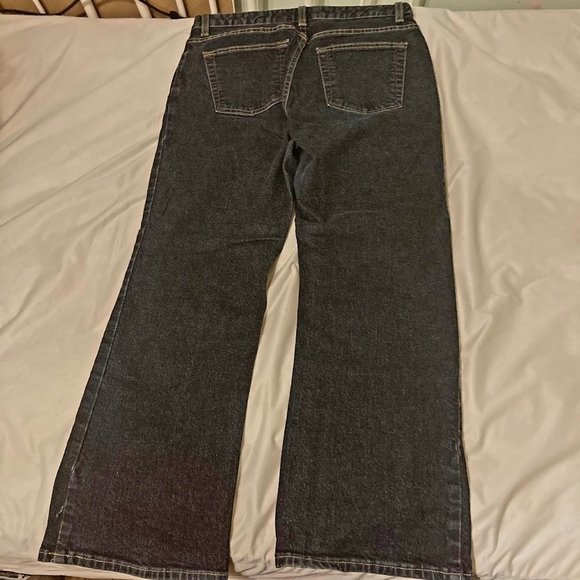 Gap Boot Cut Ankle Stretch Dark Wash Denim Blue Jeans Women's Size 12 Pant EUC - Picture 2 of 5